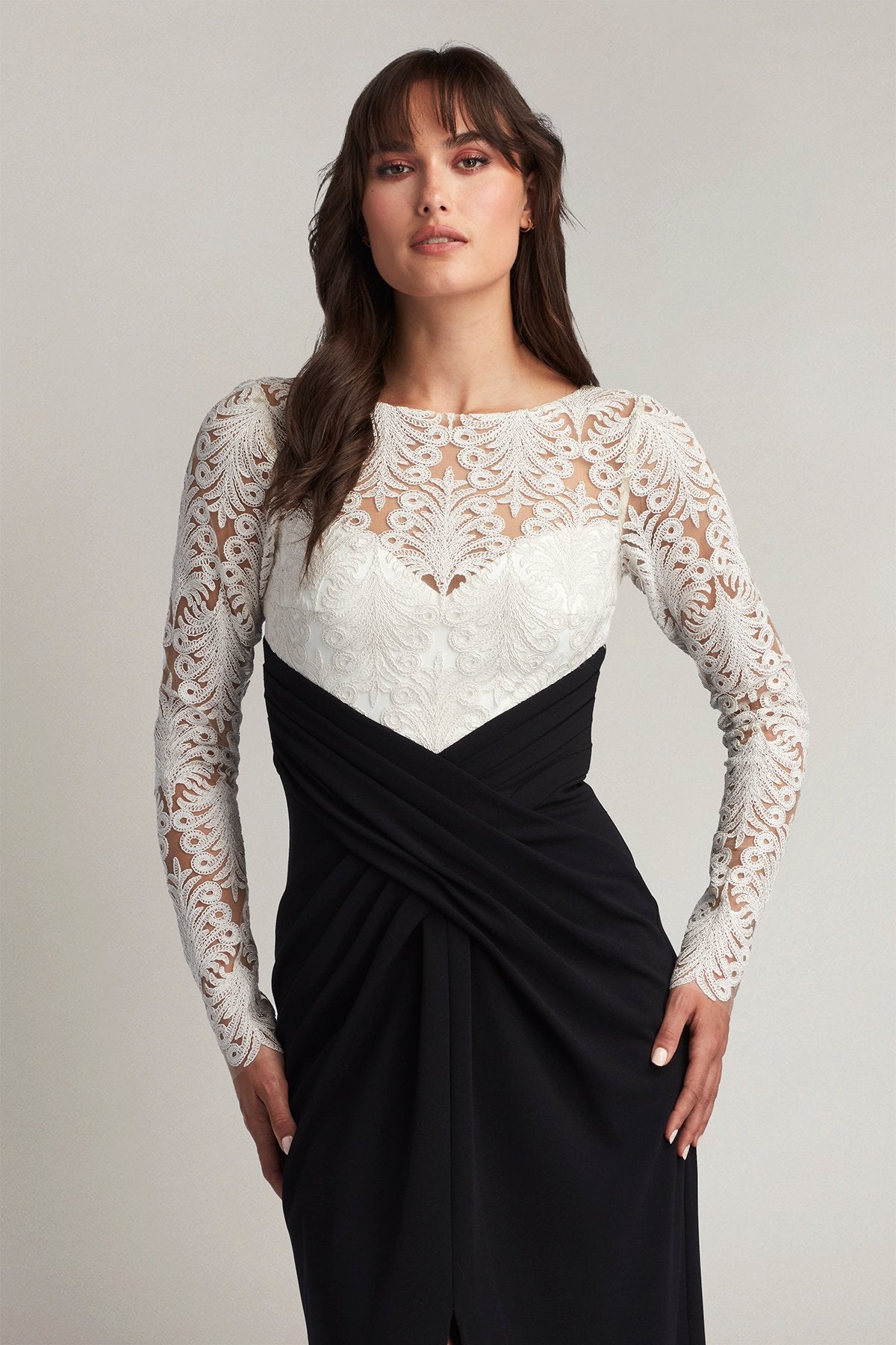 Betton Contrast Illusion Gown