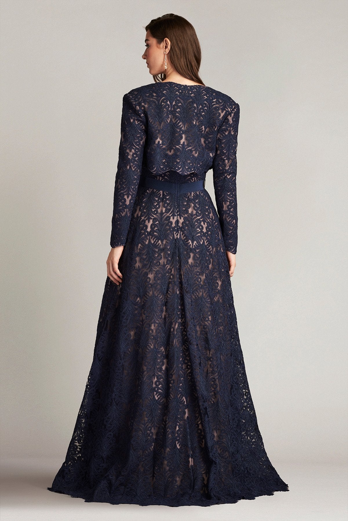 Nedra Embroidered Tulle Bolero & Gown
