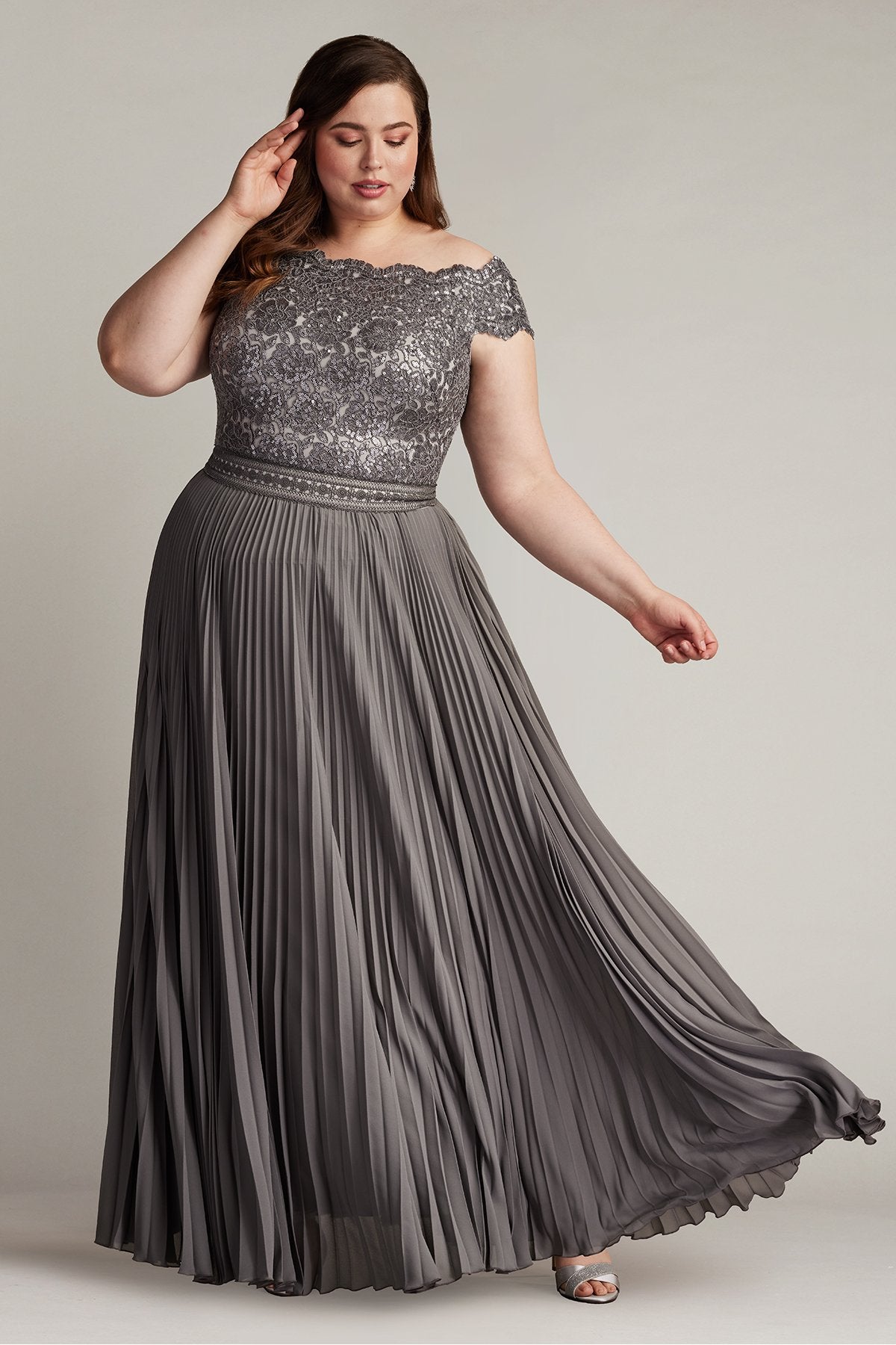 Bode Sequin Embroidered Lace and Tulle Gown - PLUS SIZE Tadashi Shoji Official Online Boutique Bode Sequin Embroidered Lace and Tulle Gown - PLUS SIZE Tadashi Shoji Official Online Boutique