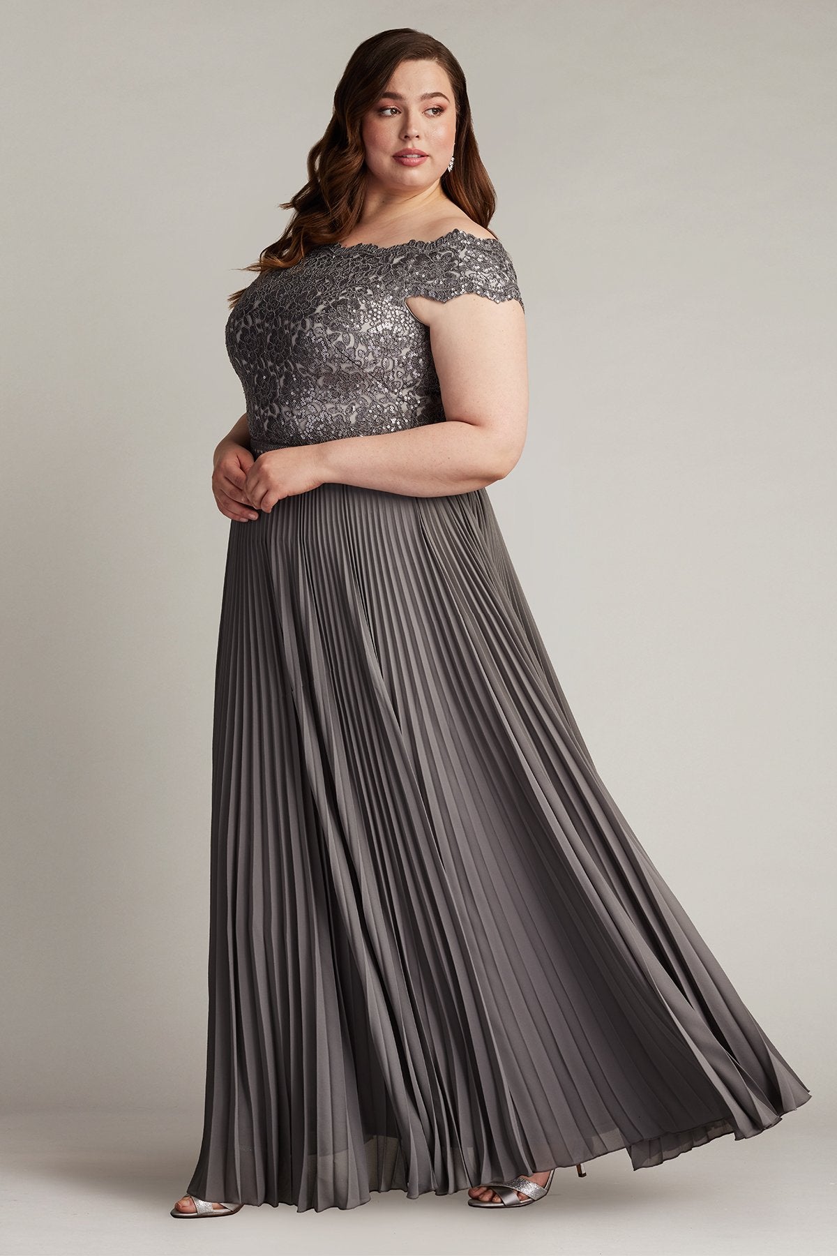 Bode Sequin Embroidered Lace and Tulle Gown - PLUS SIZE