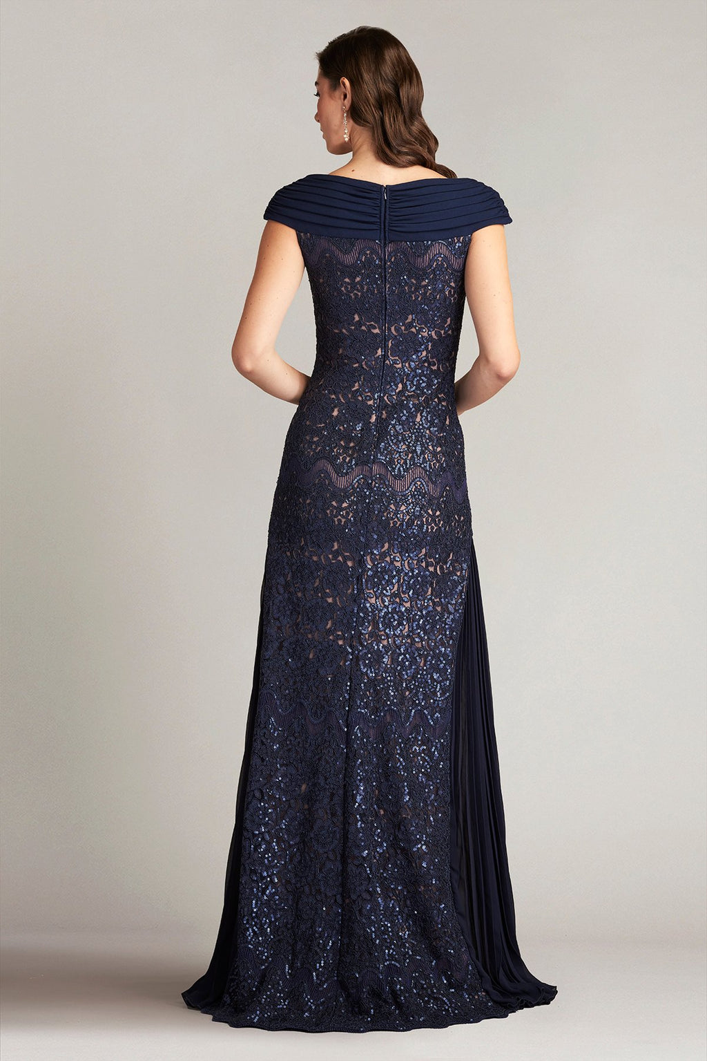 Merced Sequin Embroidered Gown