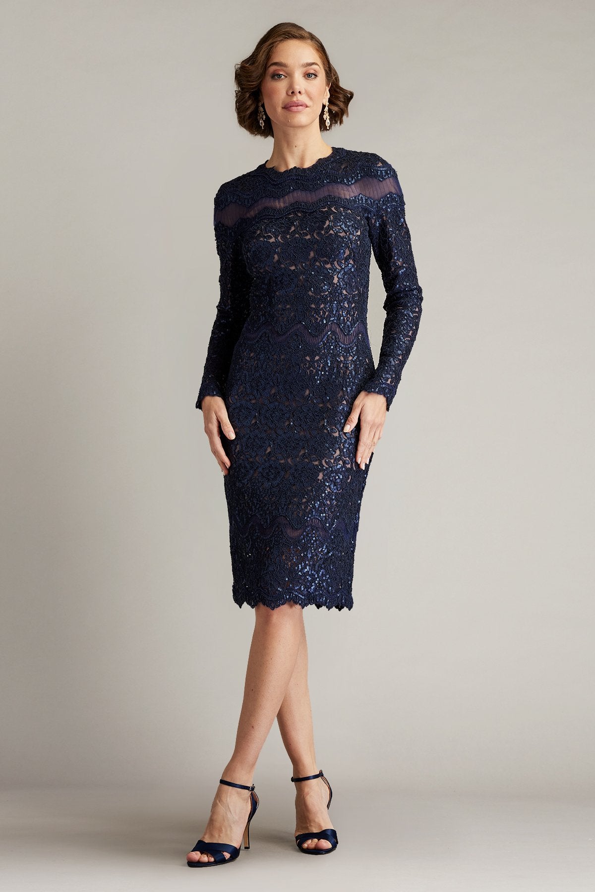 Bremer Sequin Embroidered Dress