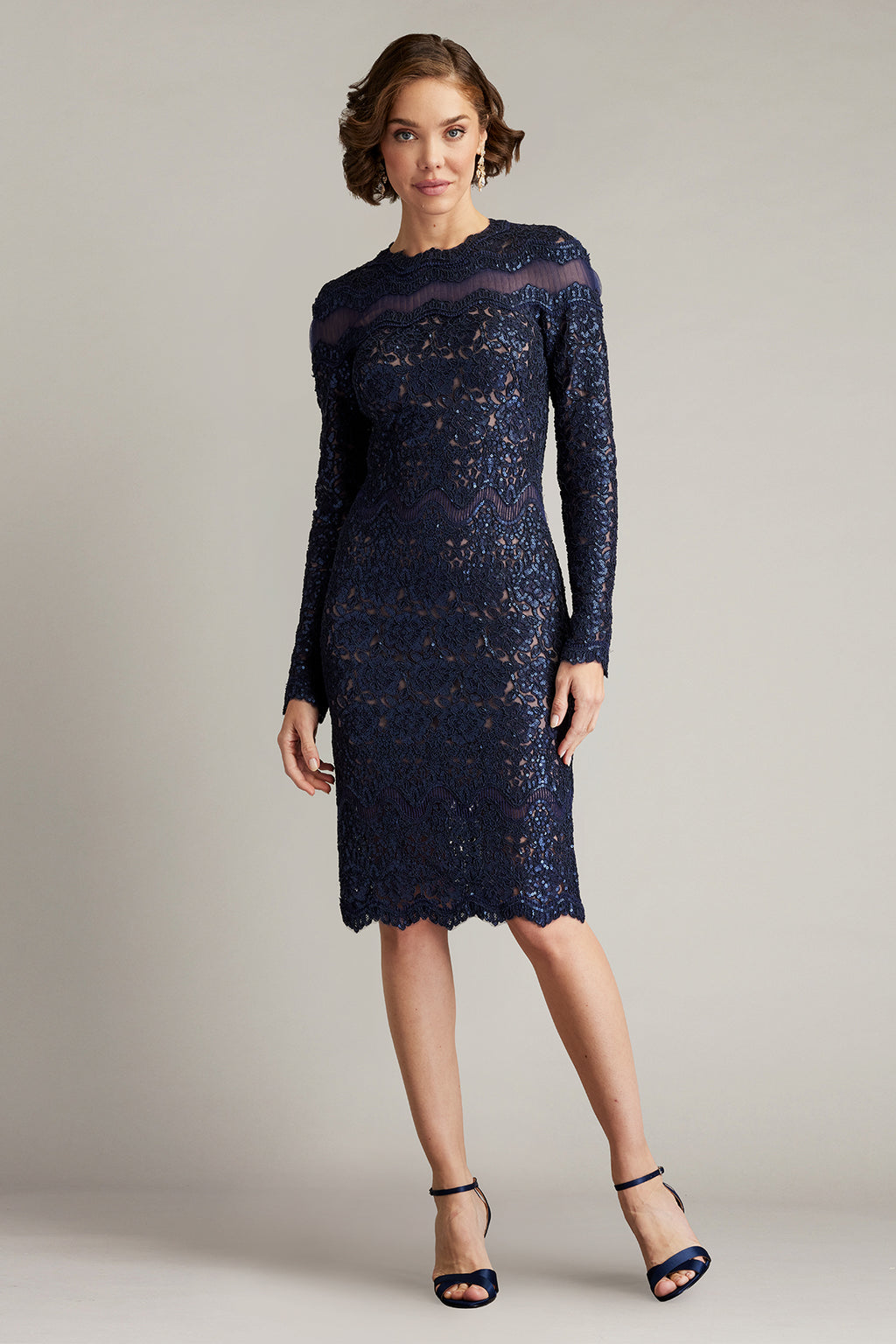 Bremer Sequin Embroidered Dress