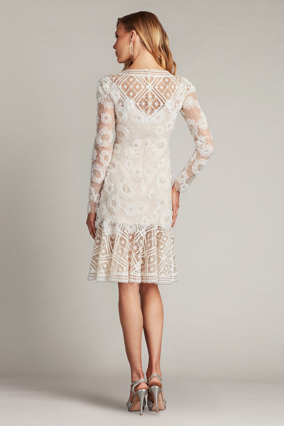 Idly Embroidered Illusion Dress