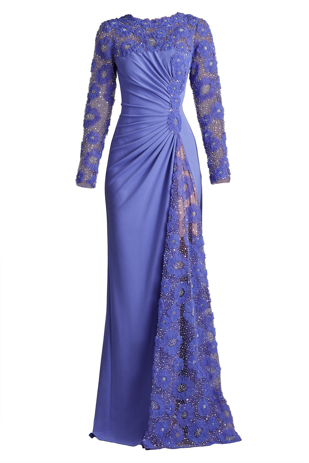 Sagamore Ribbon Flower Embellished Gown