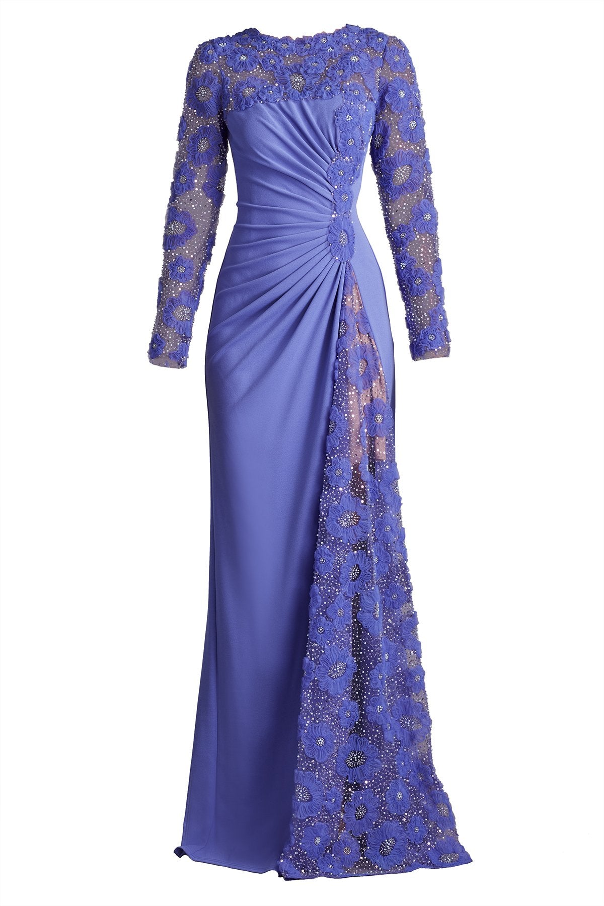 Sagamore Ribbon Flower Embellished Gown