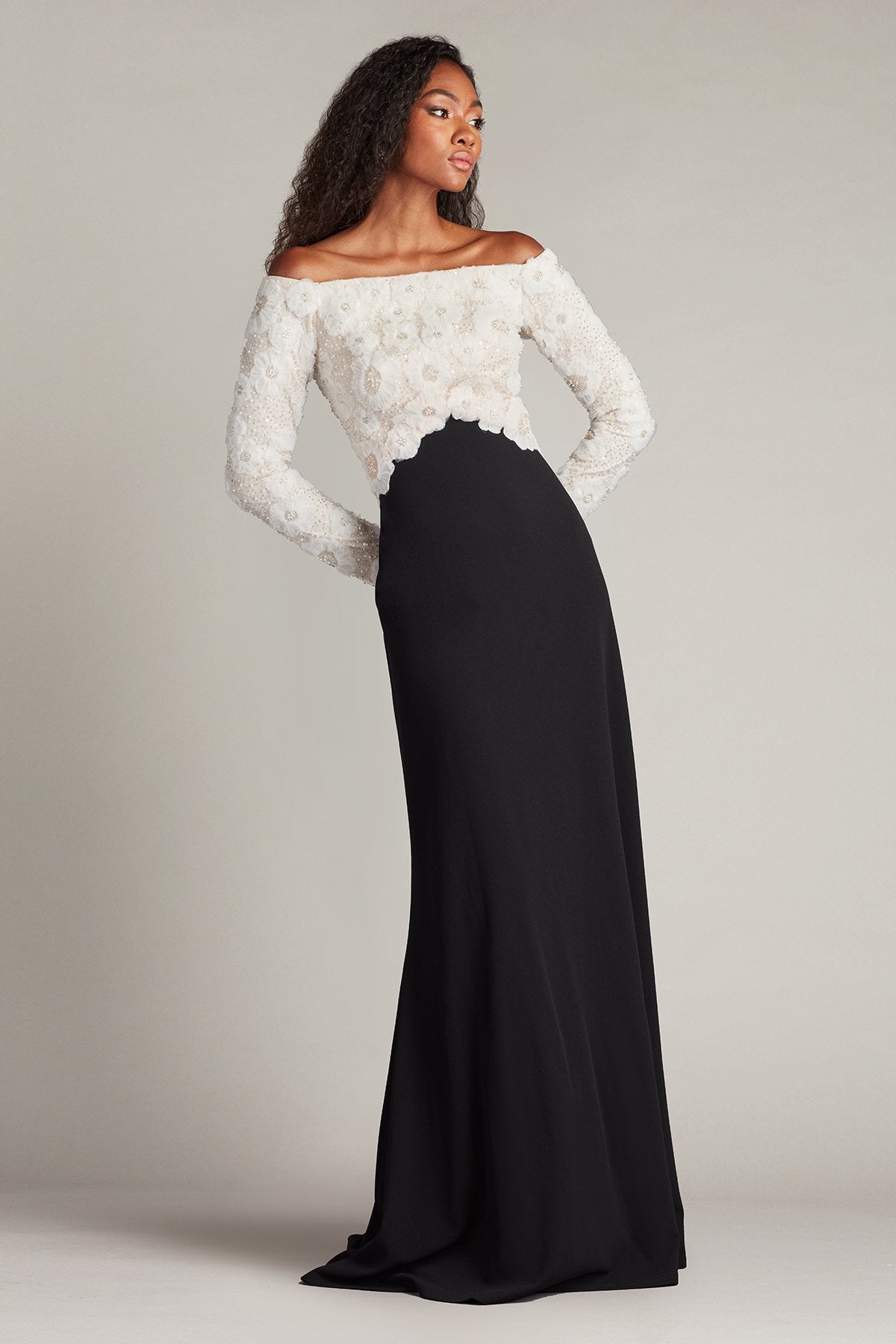 Giuliana Embroidered Bodice Gown – Tadashi Shoji Official Online Boutique