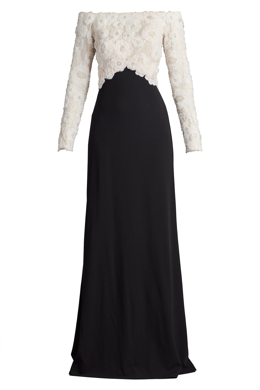 Giuliana Embroidered Bodice Gown
