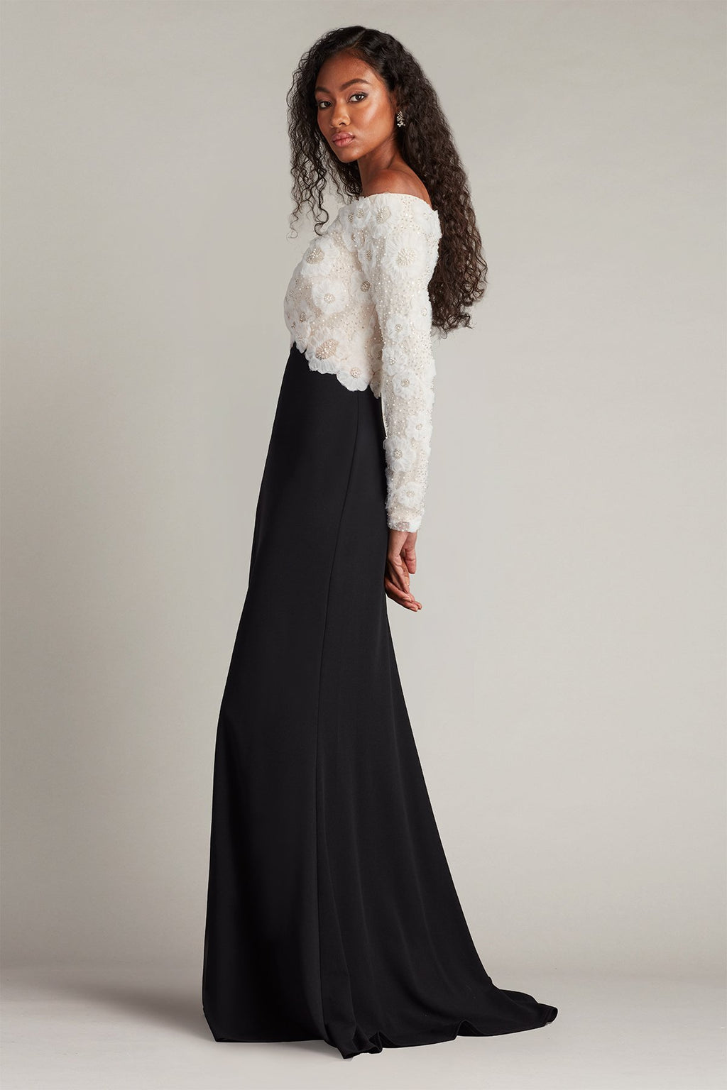 Giuliana Embroidered Bodice Gown