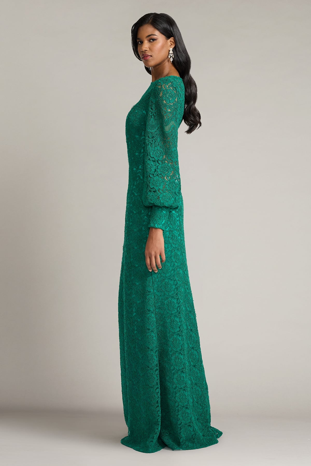 Wohler Cord Embroidered Tulle Gown