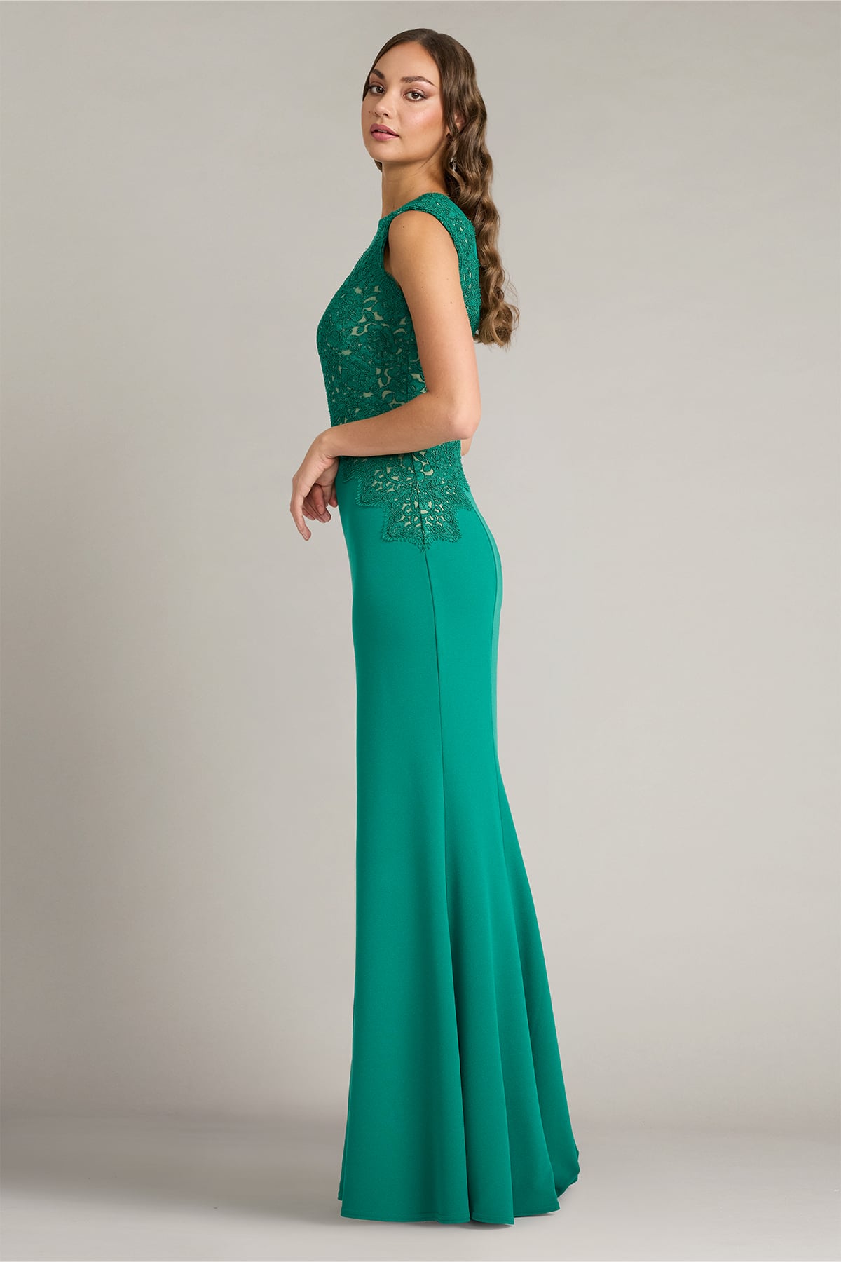 Gant Embroidered Crepe Gown