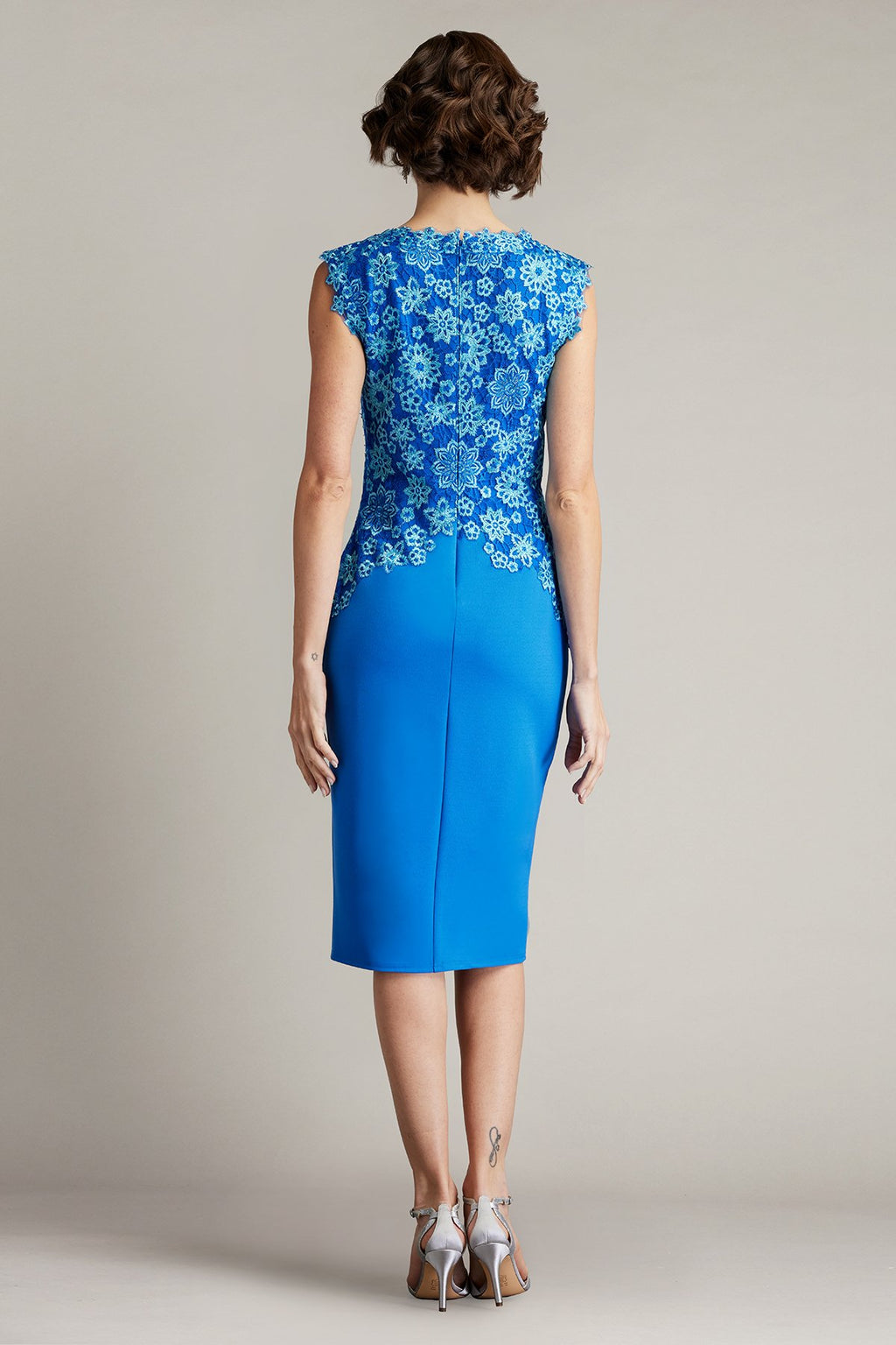 Kiran Floral Embroidered Cocktail Dress