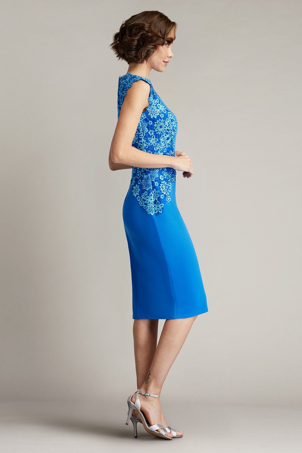 Kiran Floral Embroidered Cocktail Dress