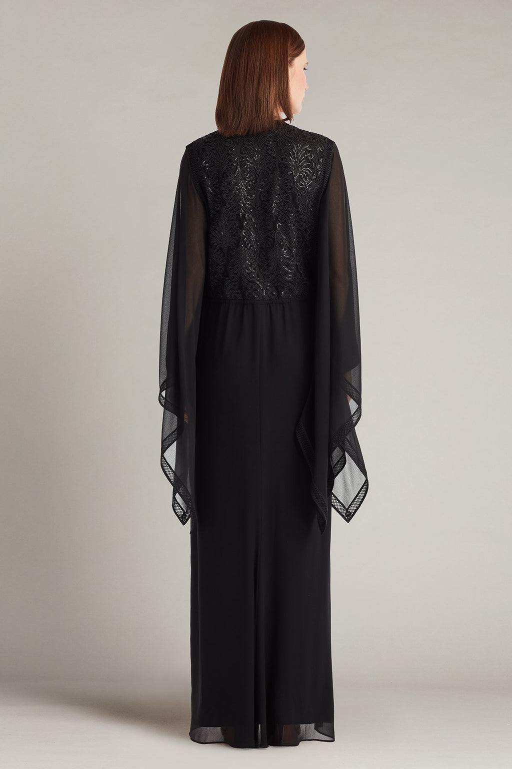 Roena Sequin Embroidered Caftan Gown