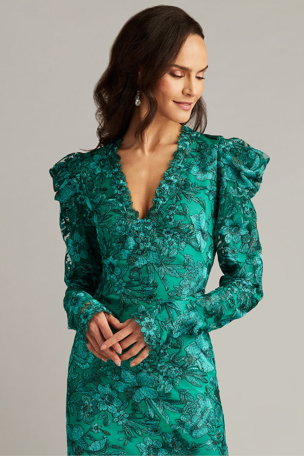 Padgett Long Sleeve Embroidered Dress