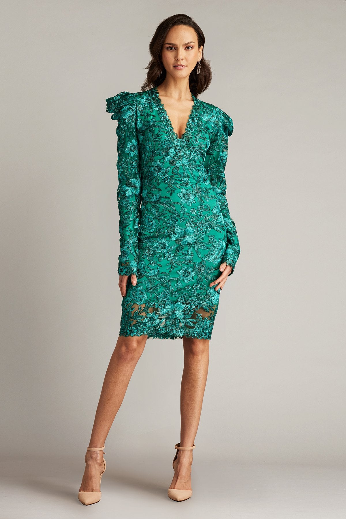Padgett Long Sleeve Embroidered Dress