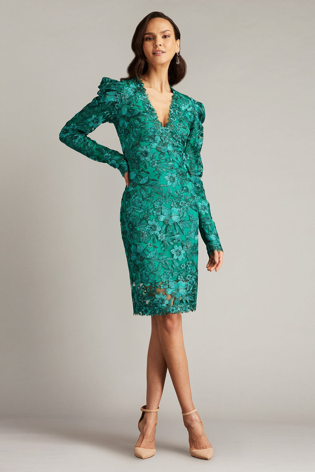 Padgett Long Sleeve Embroidered Dress