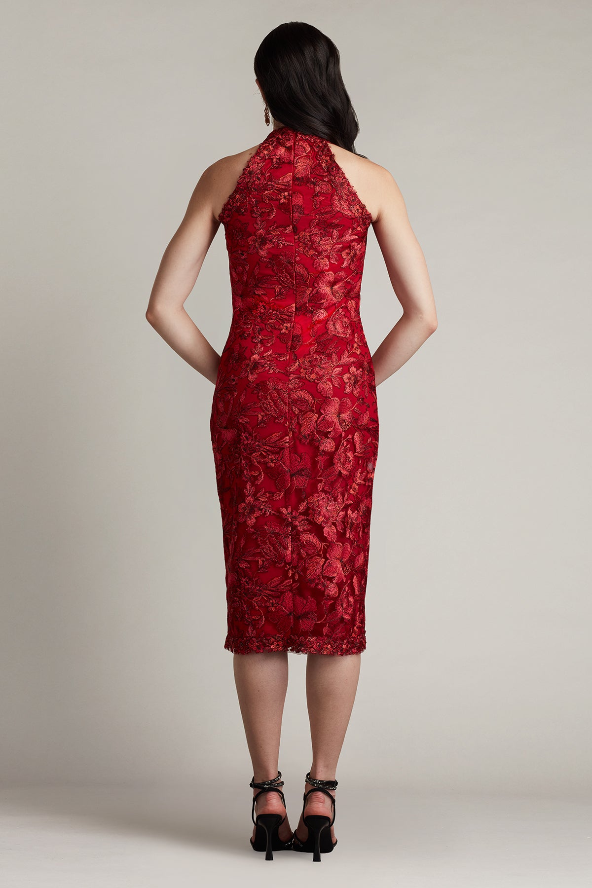 Carlyle Embroidered Halter Dress