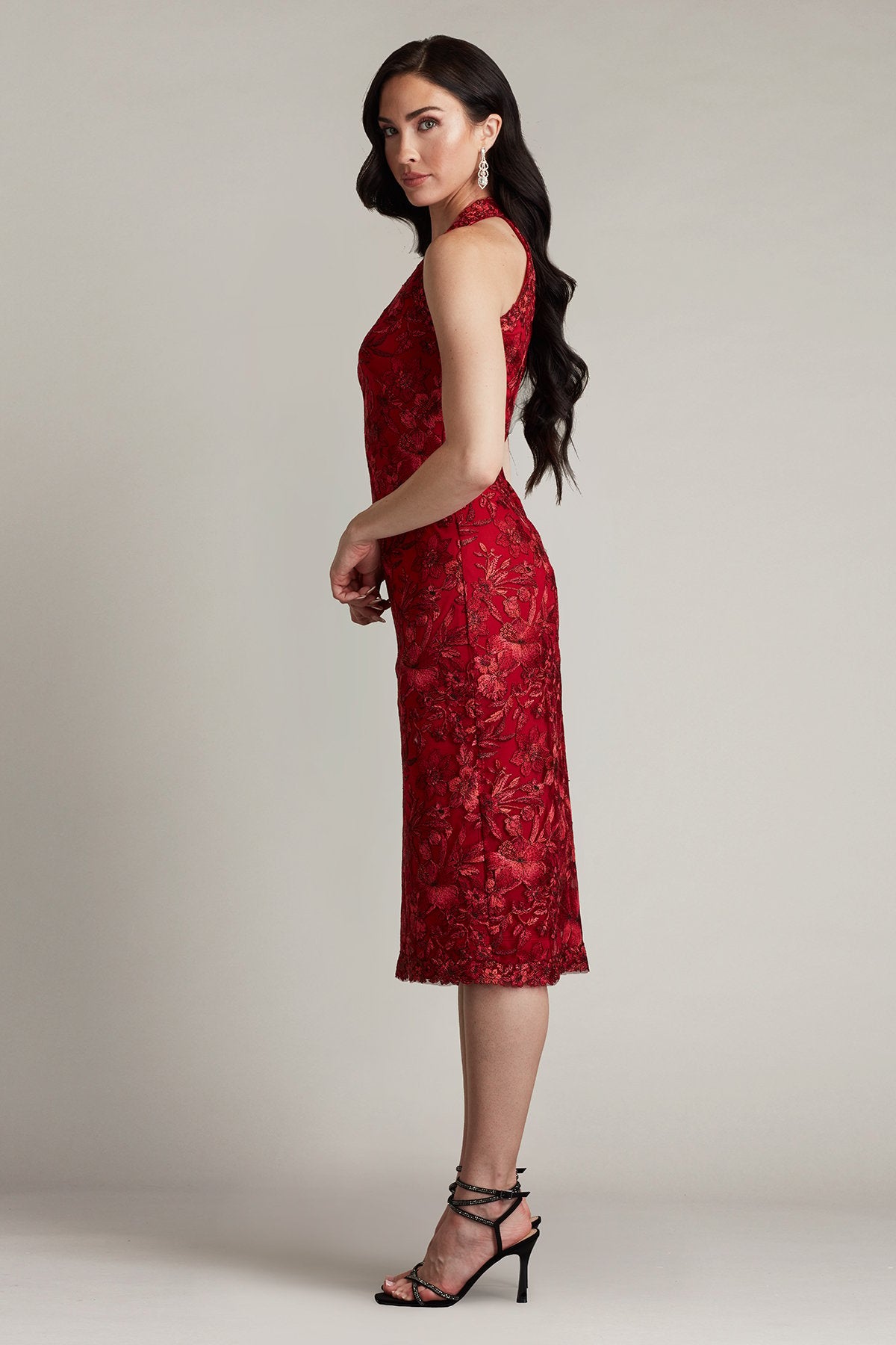 Carlyle Embroidered Halter Dress