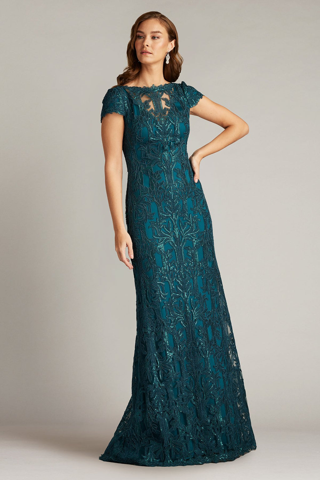 Garwood Sequin Embroidered Gown