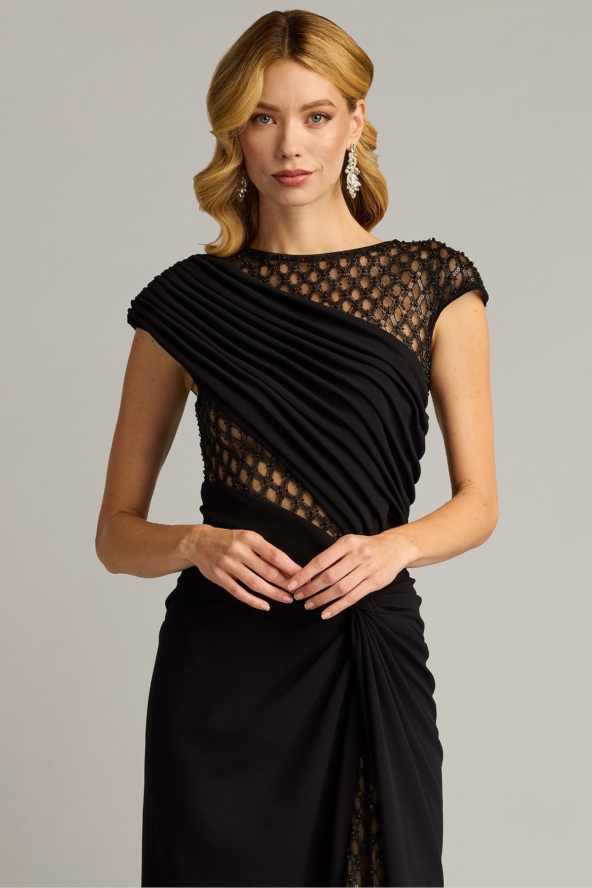 Jetta Peek-A-Boo Illusion Gown Tadashi Shoji Official Online Boutique Jetta Peek-A-Boo Illusion Gown Tadashi Shoji Official Online Boutique