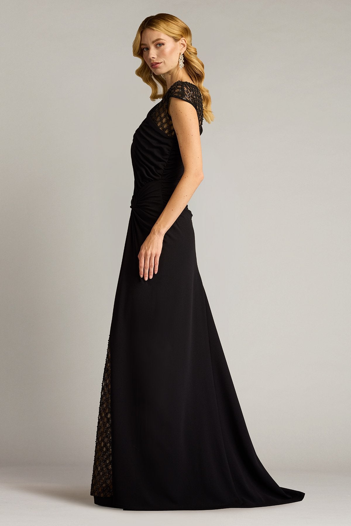Jetta Peek-A-Boo Illusion Gown