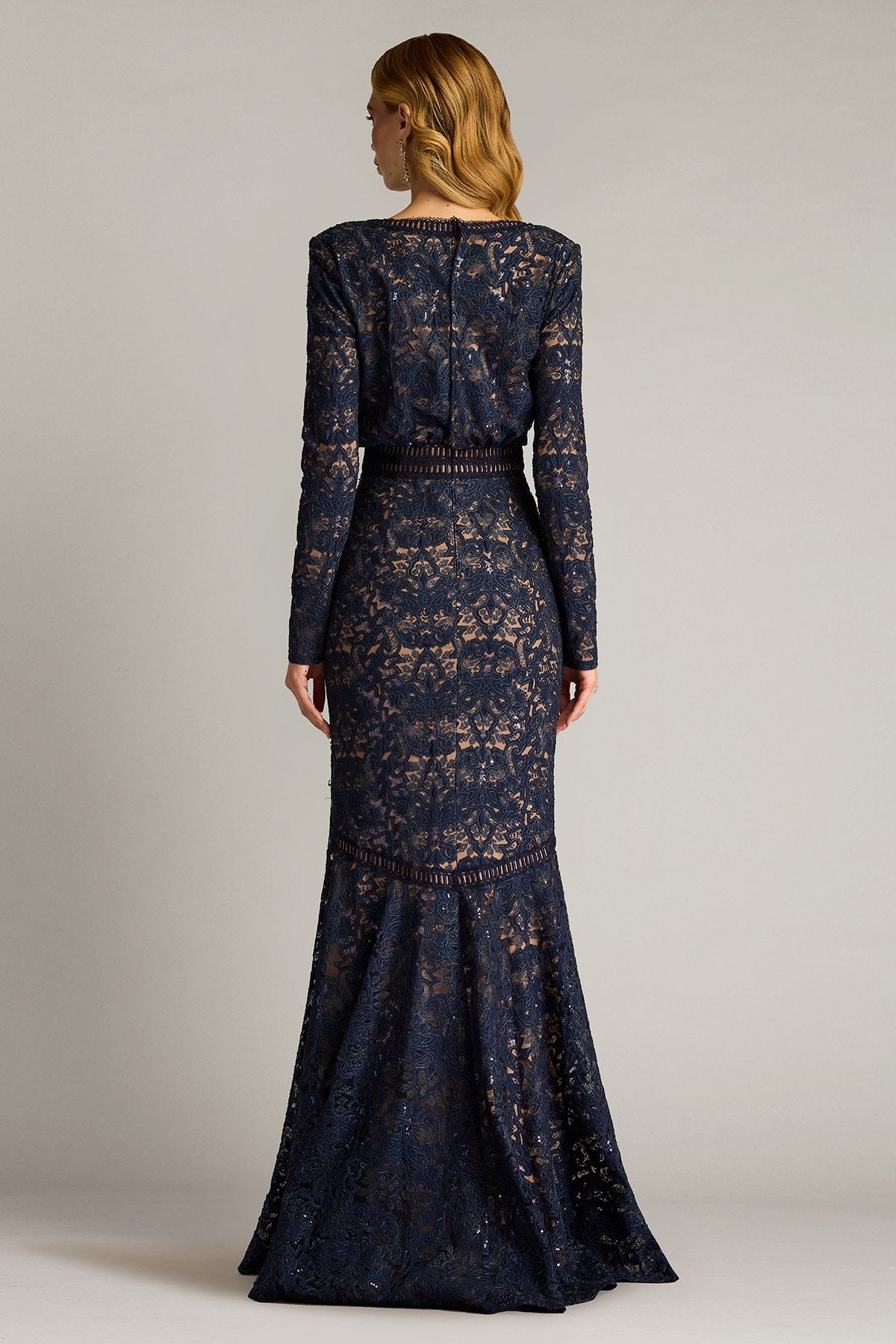 Alawa Sequin Embroidered Gown – Tadashi Shoji Official Online Boutique