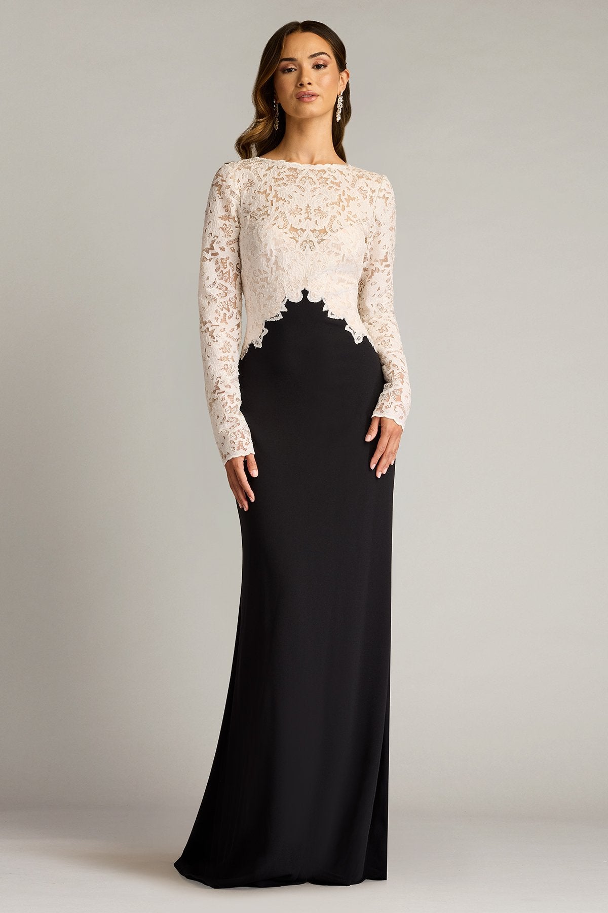 Lafayette Embroidered Bodice Gown