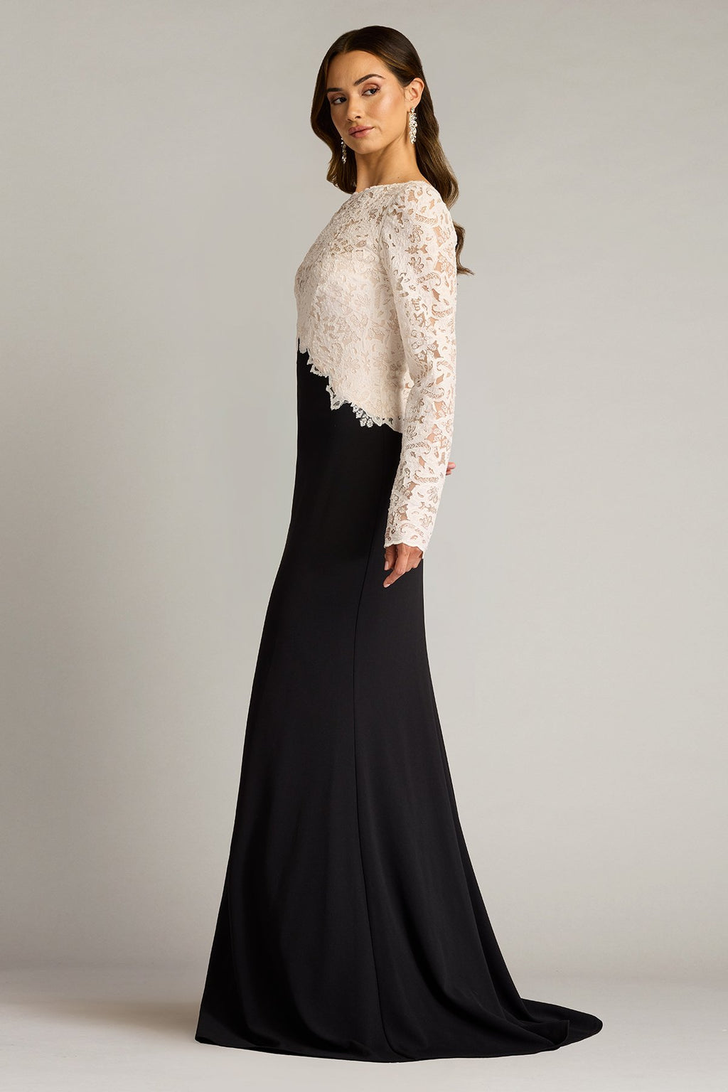 Lafayette Embroidered Bodice Gown