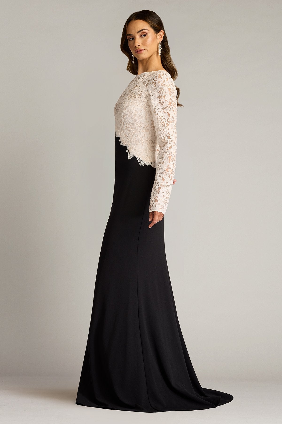 Lafayette Embroidered Bodice Gown