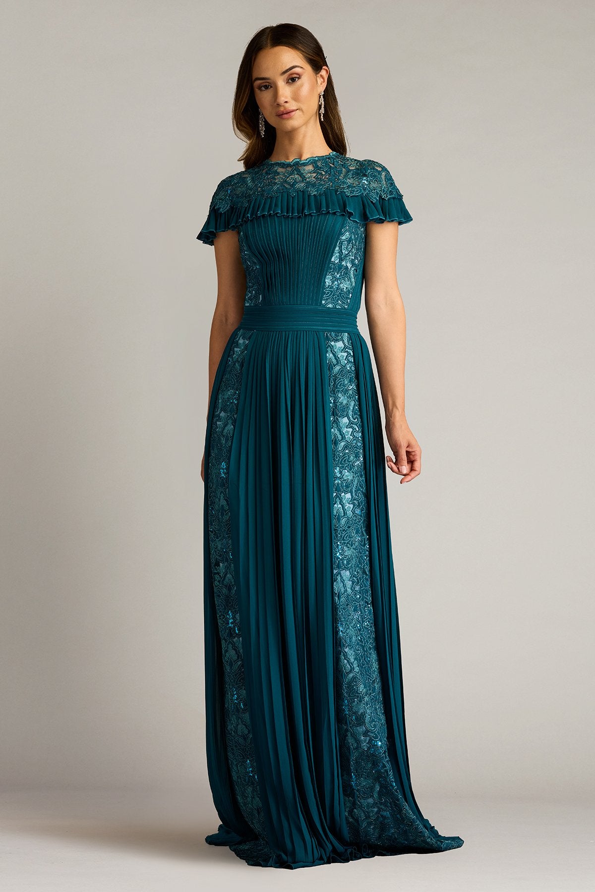 Althea-Sequin-Embroidered-Gown – Tadashi Shoji Official Online