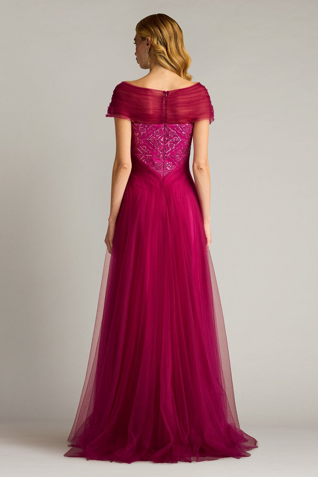 Kollmer Sequin Embroidered Tulle Gown