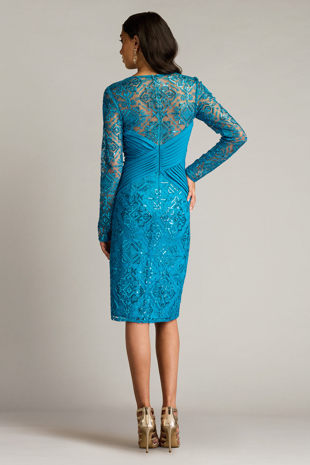 Coates Sequin Embroidered Dress