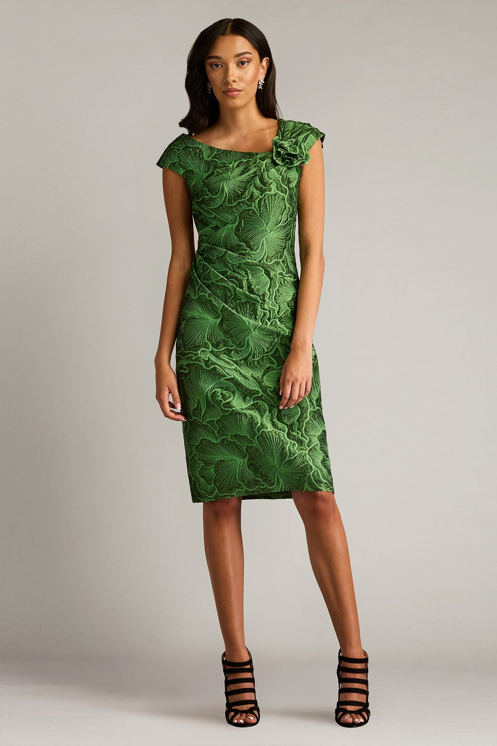Regent Floral Jacquard Dress