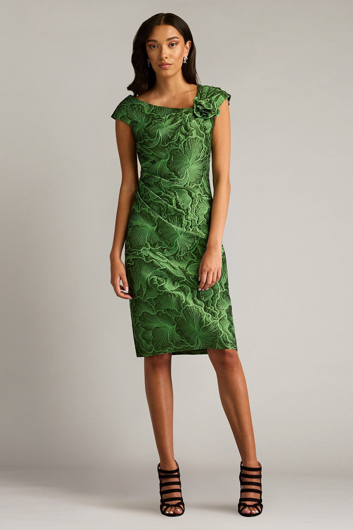Regent Floral Jacquard Dress