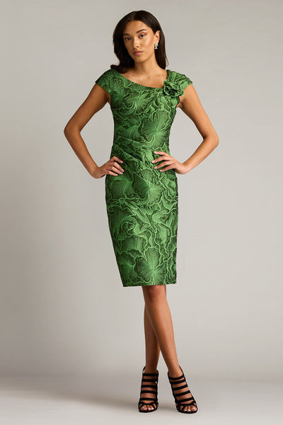 tadashi shoji asymmetric floral jacquard dress Tadashi Shoji Women's Durant Floral Jacquard Gown - Blue