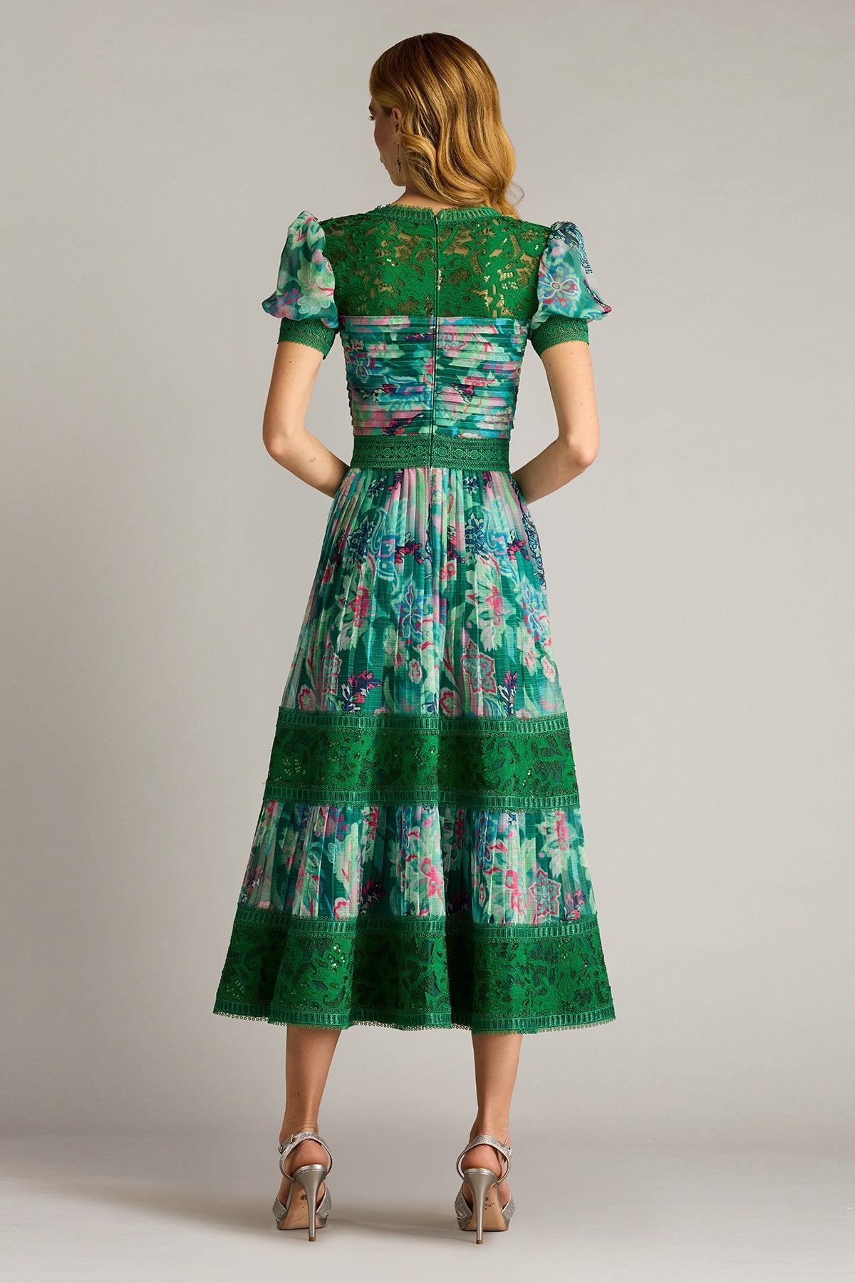 Ambria Floral Print Midi Dress – Tadashi Shoji Official Online Boutique