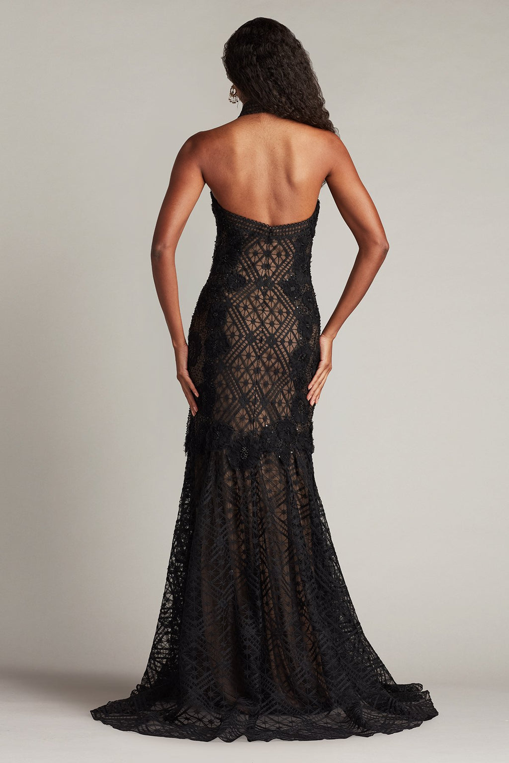 Lakota Embroidered Halter Gown