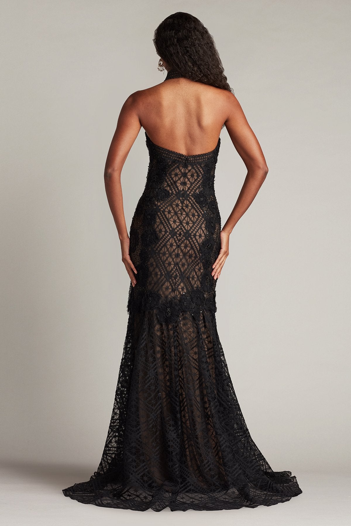 Lakota Embroidered Halter Gown