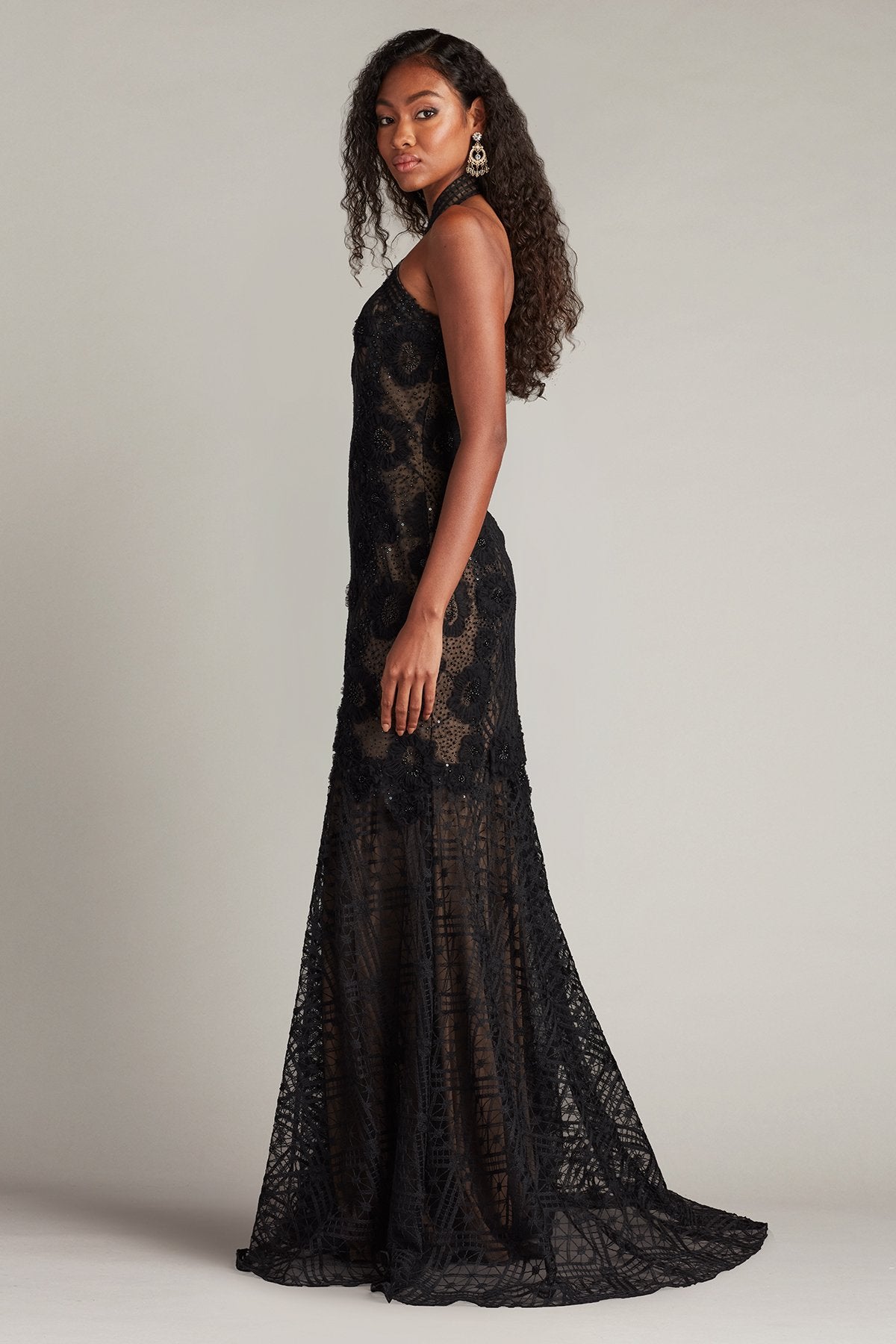 Lakota Embroidered Halter Gown Lakota Embroidered Halter Gown