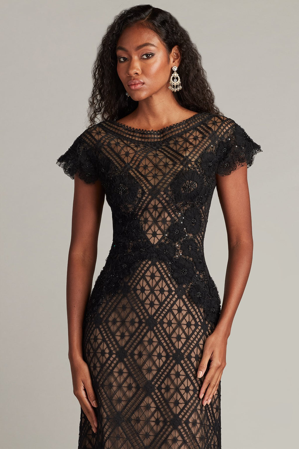 Jasi Embroidered Illusion Gown Tadashi Shoji Official Online Boutique Jasi Embroidered Illusion Gown Tadashi Shoji Official Online Boutique