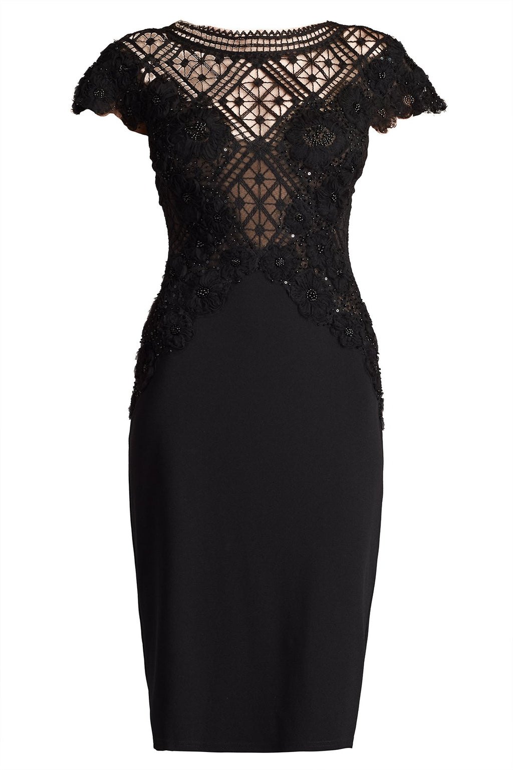Madigan Embroidered Bodice Cocktail Dress