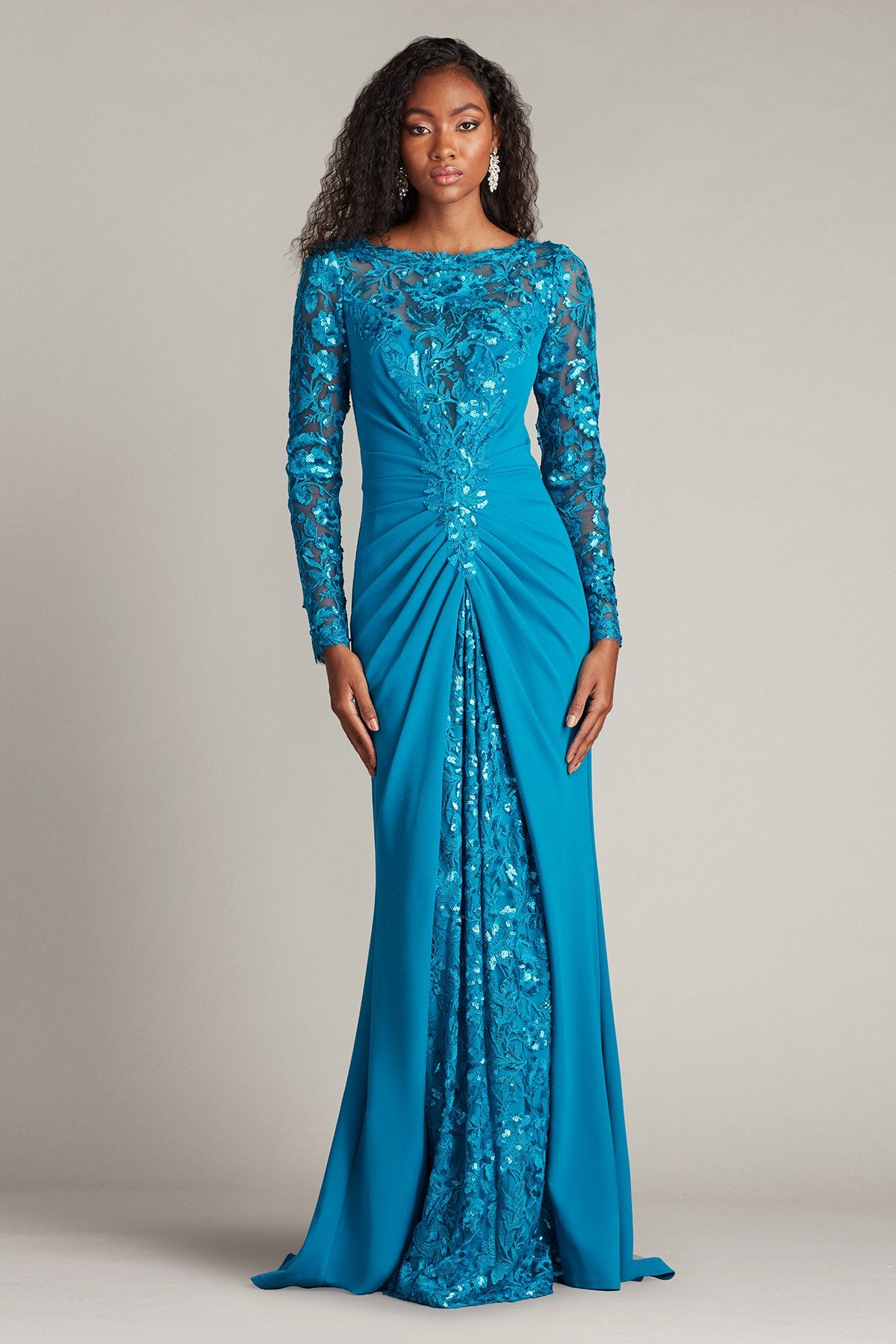 Whitley Sequin Embroidered Gown – Tadashi Shoji Official Online