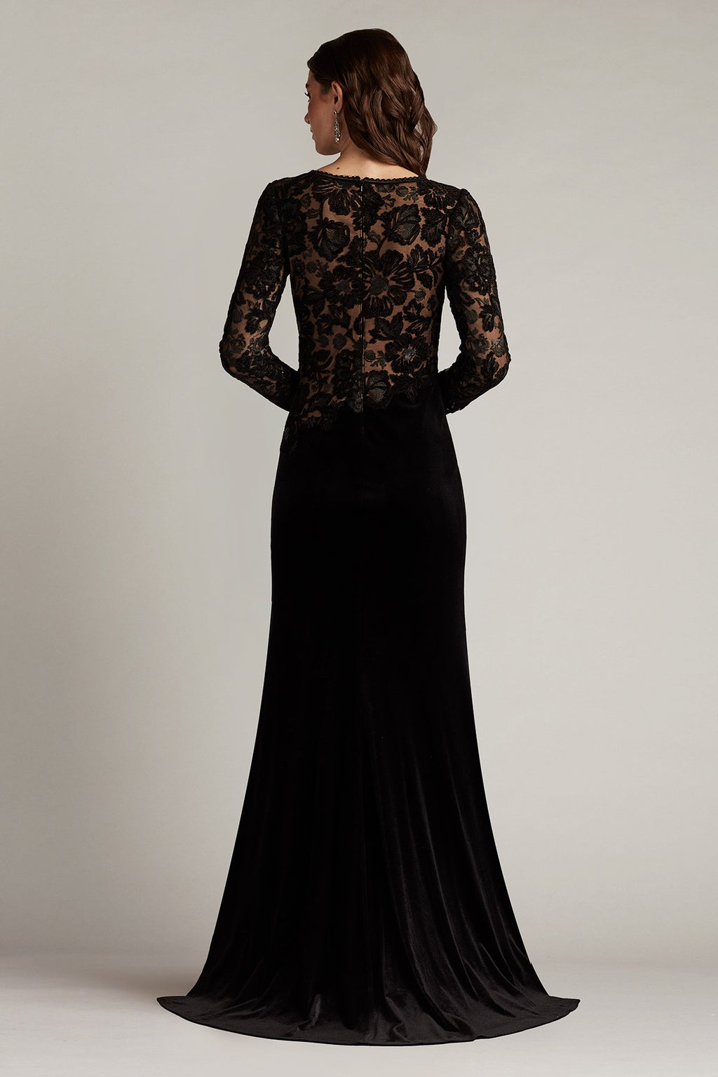 Forena Embroidered Crepe Gown