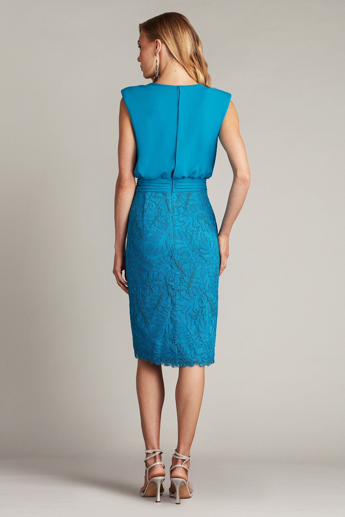 Newell Embroidered Blouson Dress – Tadashi Shoji Official Online