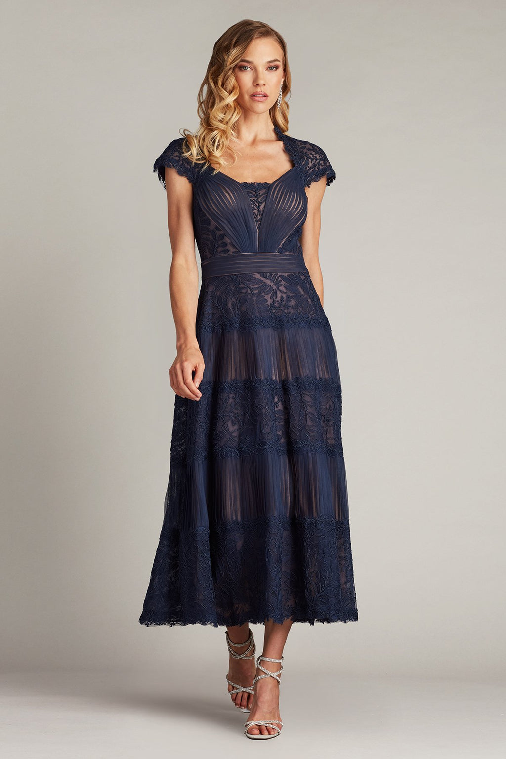 Boette Lace Tea-Length Dress
