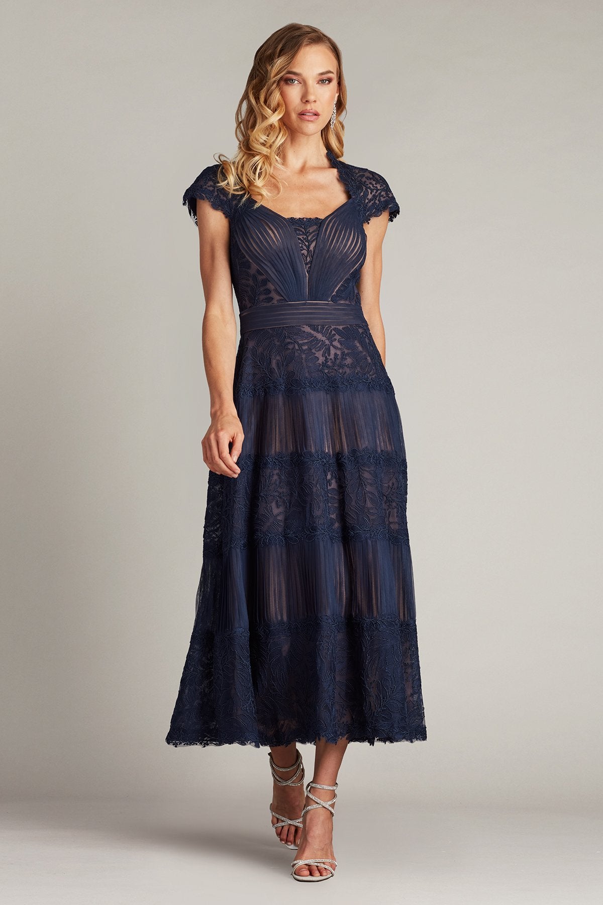 Boette Lace Tea-Length Dress