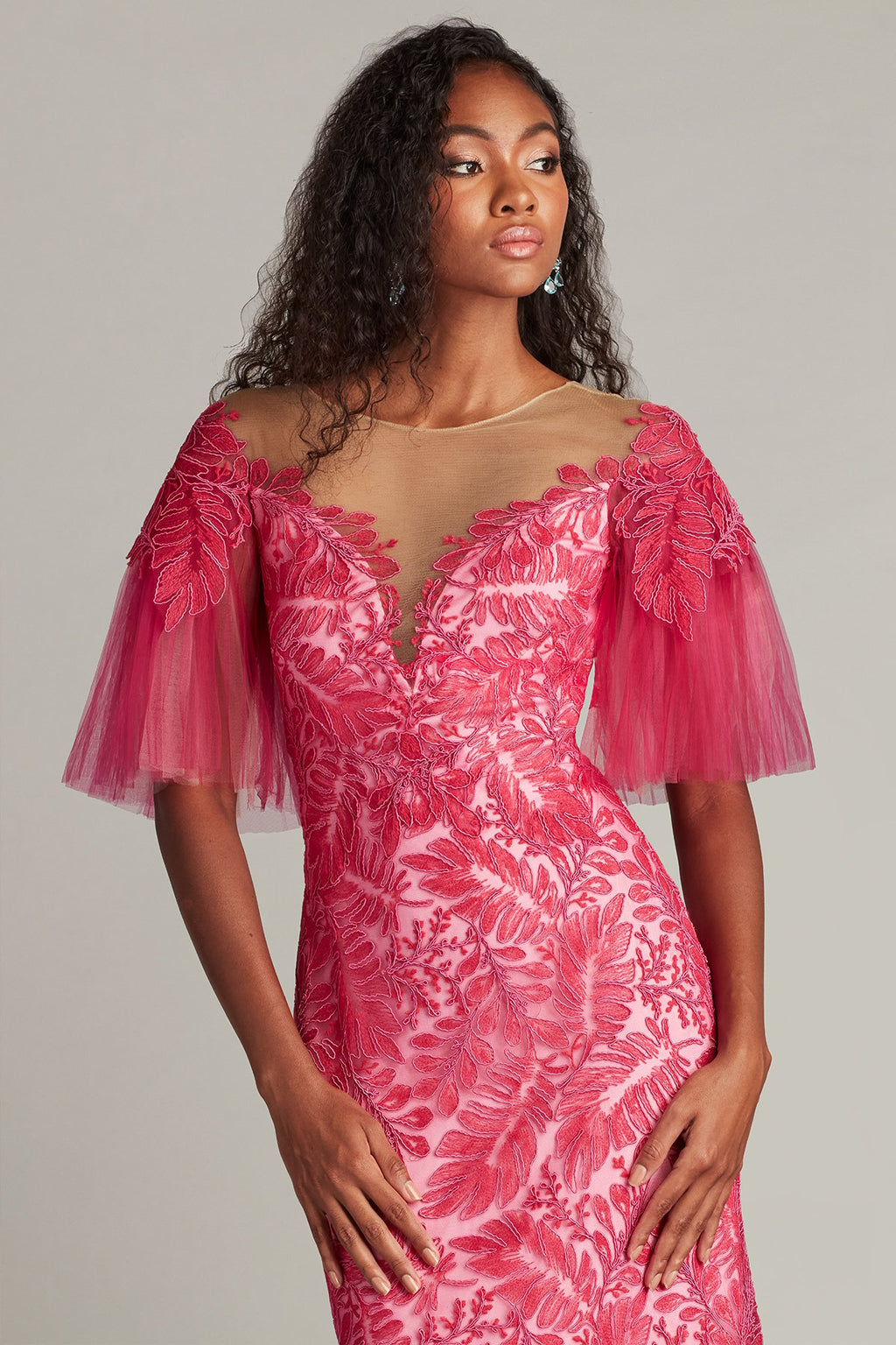 Ryn Embroidered Tulle Illusion Gown Tadashi Shoji Official Online Boutique Ryn Embroidered Tulle Illusion Gown Tadashi Shoji Official Online Boutique