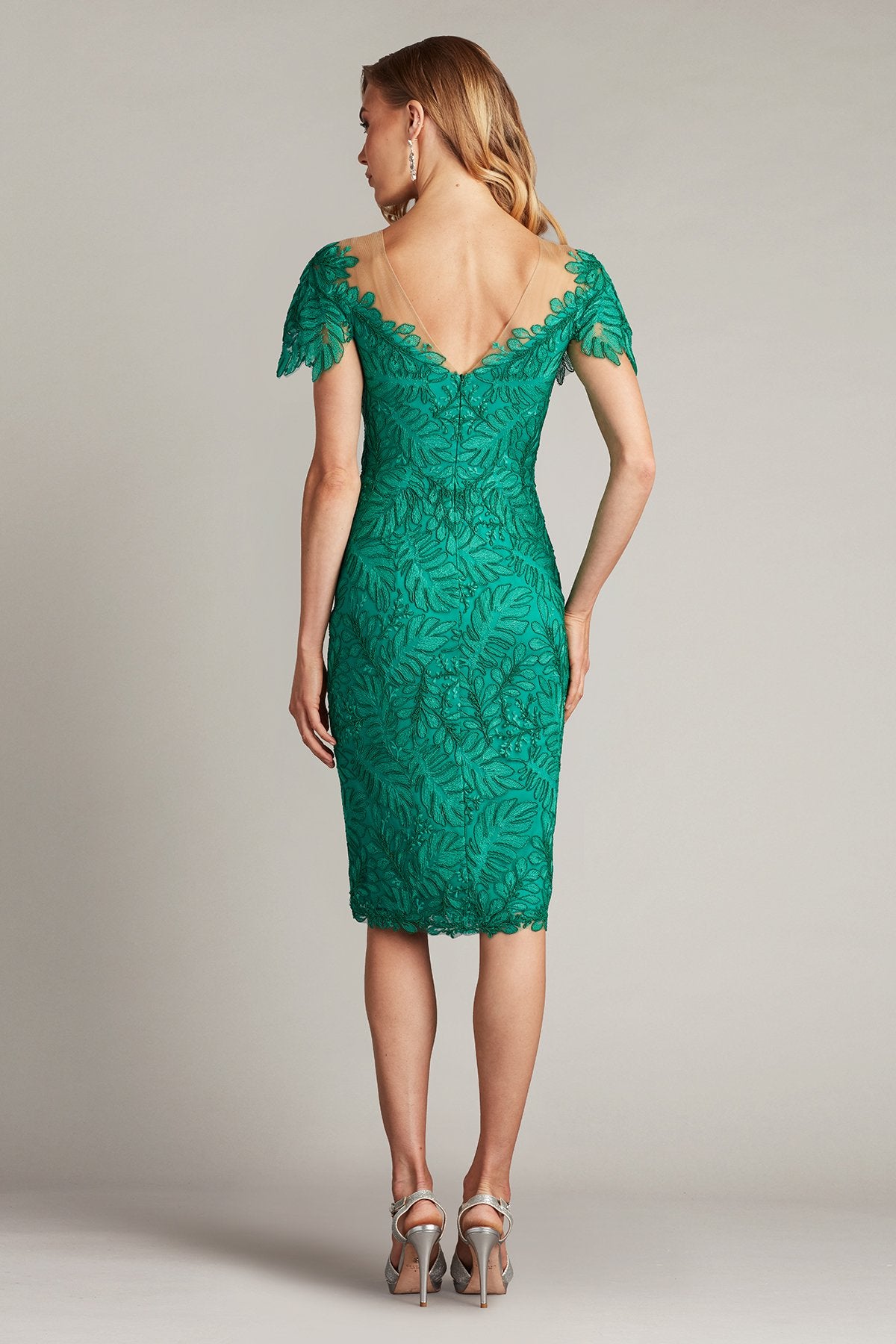 Burgess Embroidered Lace Dress – Tadashi Shoji Official Online