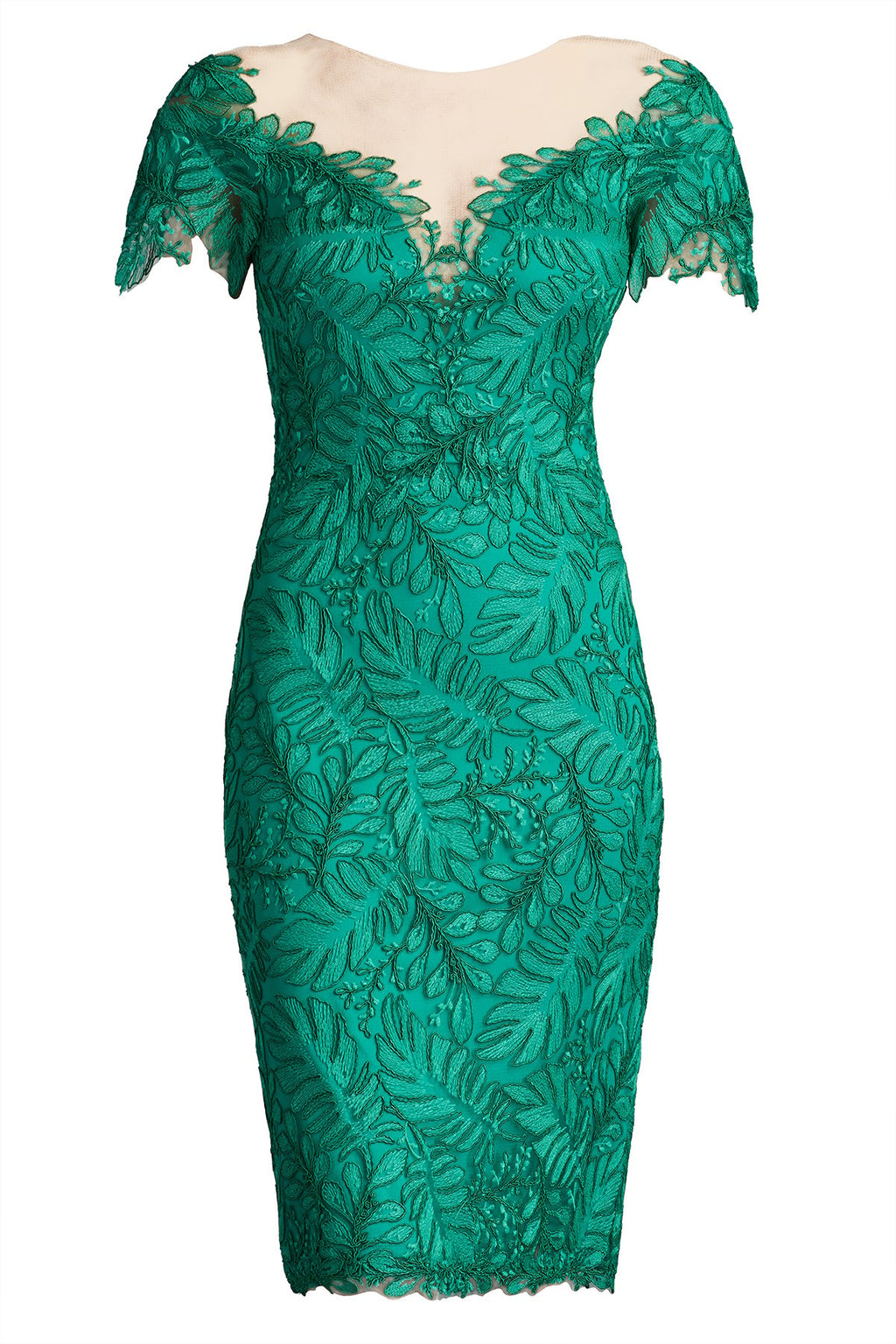 emerald green lace cocktail dress Burgess Embroidered Lace Dress – Tadashi Shoji Official Online Boutique